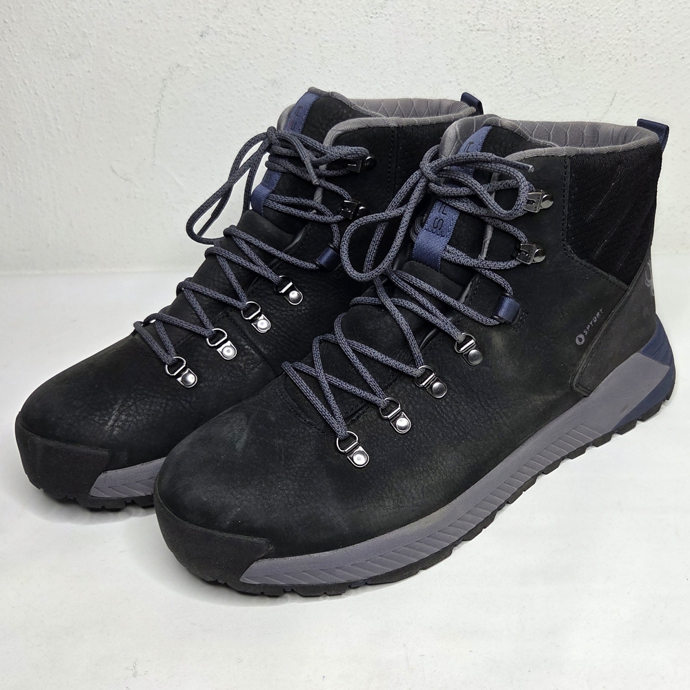 Spyder Blacktail Leather Hiking Boots Black Waterproof Gorpcore Outdoor Men 11.5